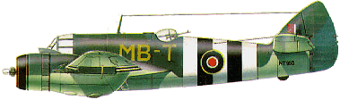 торпедоносец Beaufighter TF.Mk.X из 455 эскадрильи британских ВВС