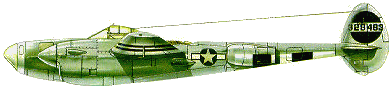 штурмовая модификация  P-38 «Droop Snoot»