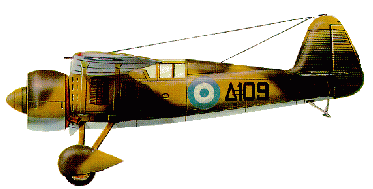 PZL P.24F с опознавательными знаками ВВС Греции