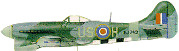 Hawker Tempest Mk.V с двигателем Sabre