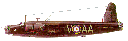 фронтовой бомбардировщик «Wellington» Mk.IIB