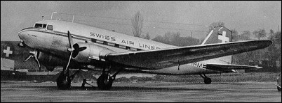 Douglas DC-3 швейцарской авиакомпании «Swiss Air Lines»