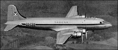 Douglas DC-4 шведской авиакомпании «Sabena»