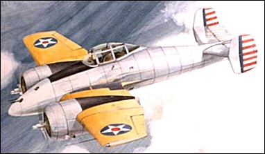 Grumman XP-50 в полете
