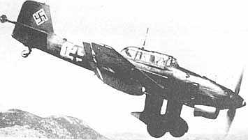 Ju.87B в полете
