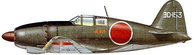 Mitsubishi J2M3 «Raiden» из 302 соединения ВВС флота
