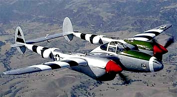 P-38 в полете