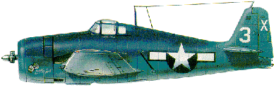 Grumman F6F-5 «Hellcat» палубной авиации Тихоокеанского ТВД