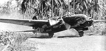 Mitsubishi Ki.21 на полевом аэродроме